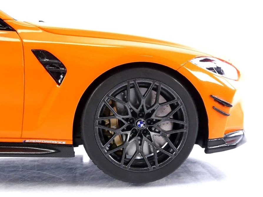 1/18 BMW M4 パフォーマンスエディション　ミニカー　オレンジ Amazon | TOP SPEED 1/18 BMW M4 Mパフォーマンス (G82